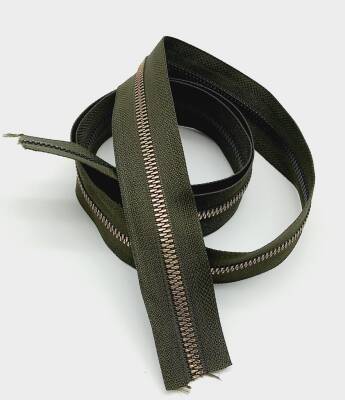 Angel Çanta Aksesuar Ortası Gold Fermuar 100 Cm Haki Yeşil Renk - 1