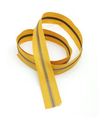 Angel Çanta Aksesuar Ortası Gold Fermuar 100 Cm Hardal Sarı Renk - 1