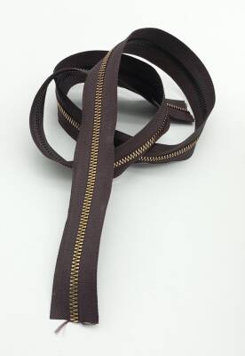 Angel Çanta Aksesuar Ortası Gold Fermuar 100 Cm Kahverengi - 1