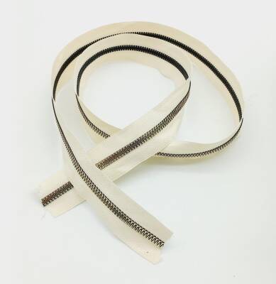 Angel Çanta Aksesuar Ortası Gold Fermuar 100 Cm Krem Renk - 1