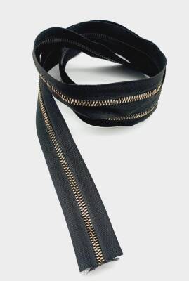 Angel Çanta Aksesuar Ortası Gold Fermuar 100 Cm Siyah Renk - 1