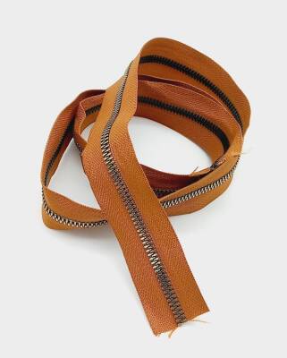 Angel Çanta Aksesuar Ortası Gold Fermuar 100 Cm Taba Renk - 1