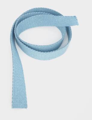 Angel Çanta Aksesuar 3 Cm Pamuklu Kolon 1 Metre Açık Mavi Renk - 1
