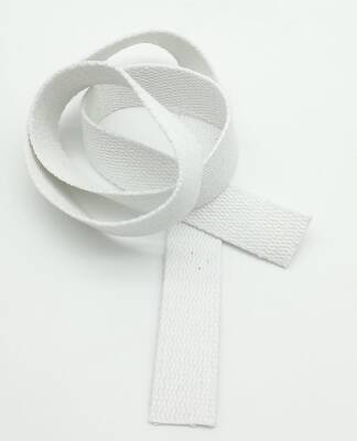 Angel Çanta Aksesuar 3 Cm Pamuklu Kolon 1 Metre Beyaz Renk - 1