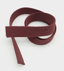 Angel Çanta Aksesuar 3 Cm Pamuklu Kolon 1 Metre Bordo Renk - Angel Çanta Aksesuar