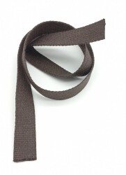 Angel Çanta Aksesuar 3 Cm Pamuklu Kolon 1 Metre Kahverengi Renk - Angel Çanta Aksesuar