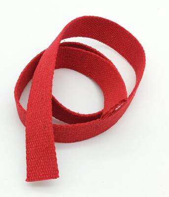 Angel Çanta Aksesuar 3 Cm Pamuklu Kolon 1 Metre Kırmızı Renk - 1