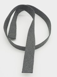 Angel Çanta Aksesuar 3 Cm Pamuklu Kolon 1 Metre Koyu Gri Renk - Angel Çanta Aksesuar