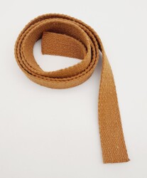 Angel Çanta Aksesuar 3 cm Pamuklu Kolon 1 Metre Koyu Sütlü Kahve Renk - 2