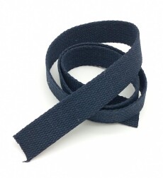 Angel Çanta Aksesuar 3 Cm Pamuklu Kolon 1 Metre Lacivert Renk - Angel Çanta Aksesuar