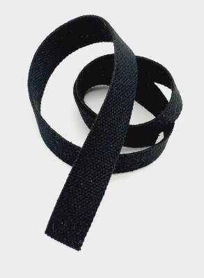 Angel Çanta Aksesuar 3 Cm Pamuklu Kolon 1 Metre Siyah Renk - 1