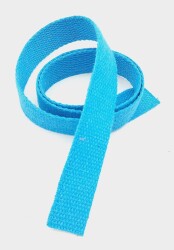 Angel Çanta Aksesuar 3 Cm Pamuklu Kolon 1 Metre Turkuaz Renk - Angel Çanta Aksesuar