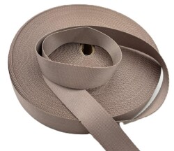 Angel Çanta Aksesuar 3 Cm Polyester Kolon 1 Metre Açık Vizon - Angel Çanta Aksesuar