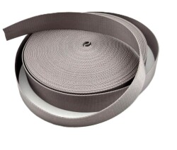 Angel Çanta Aksesuar 3 Cm Polyester Kolon 1 Metre Gri - Angel Çanta Aksesuar