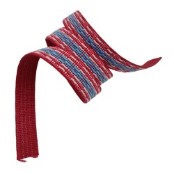 Angel Çanta Aksesuar 3 cm Polyester Kolon Fuşya Mavi 1 Metre - 3