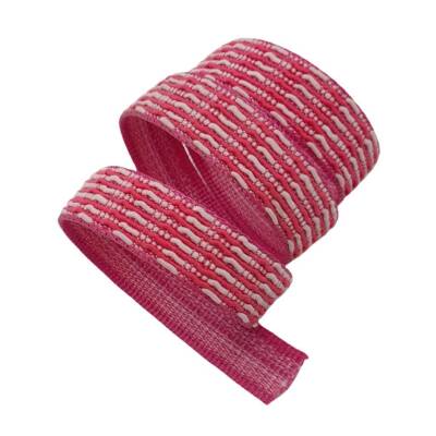 Angel Çanta Aksesuar 3 cm Polyester Kolon Fuşya Pembe 1 Metre - 4