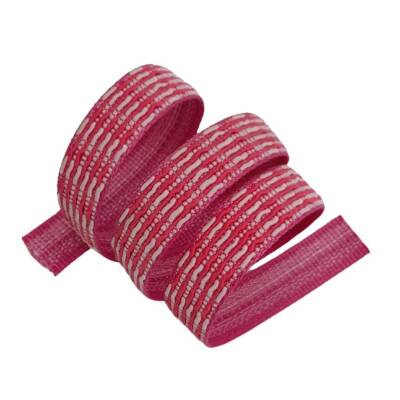 Angel Çanta Aksesuar 3 cm Polyester Kolon Fuşya Pembe 1 Metre - 2