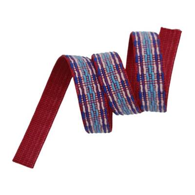 Angel Çanta Aksesuar 3 cm Polyester Kolon Mavi Pembe 1 Metre - 1