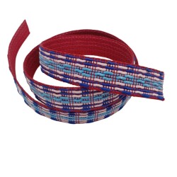 Angel Çanta Aksesuar 3 cm Polyester Kolon Mavi Pembe 1 Metre - 2