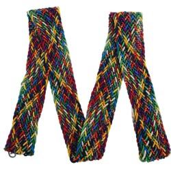 Angel Çanta Aksesuar 3 cm Simli Supra Renkli Örme Kolon 1 metre No:01 - Angel Çanta Aksesuar