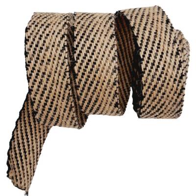 Angel Çanta Aksesuar 3.5 cm Jüt Kolon Siyah Renk 1 metre - 1