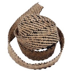 Angel Çanta Aksesuar 3.5 cm Jüt Kolon Siyah Renk 1 metre - 3