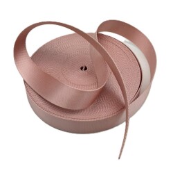 Angel Çanta Aksesuar 3Cm Polyester Kolon 1 Metre Pudra - Angel Çanta Aksesuar