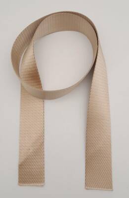 Angel Çanta Aksesuar 4 Cm Bej Renk Polyester Kolon 1 Metre - 1