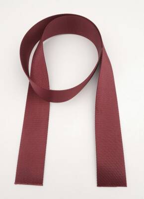Angel Çanta Aksesuar 4 Cm Bordo Renk Polyester Kolon 1 Metre - 1
