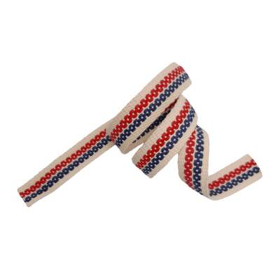 Angel Çanta Aksesuar 4 cm Jüt Kolon Zincir Desen Lacivert Kırmızı 1 Metre - 3