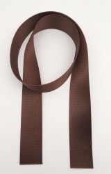 Angel Çanta Aksesuar 4 Cm Kahverengi Renk Polyester Kolon 1 Metre - Angel Çanta Aksesuar
