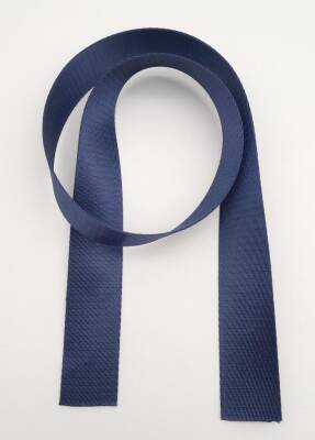 Angel Çanta Aksesuar 4 Cm Lacivert Renk Polyester Kolon 1 Metre - 1