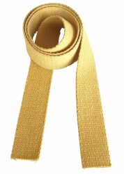 Angel Çanta Aksesuar 4 Cm Pamuklu Kolon 1 Metre Hardal Sarı - Angel Çanta Aksesuar