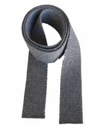 Angel Çanta Aksesuar 4 Cm Pamuklu Kolon 1 Metre Koyu Gri - Angel Çanta Aksesuar