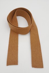 Angel Çanta Aksesuar 4 Cm Pamuklu Kolon 1 Metre Koyu Sütlü Kahve - 2