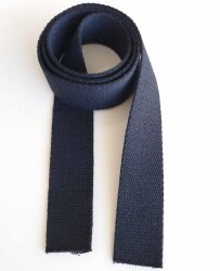 Angel Çanta Aksesuar 4 Cm Pamuklu Kolon 1 Metre Lacivert - Angel Çanta Aksesuar