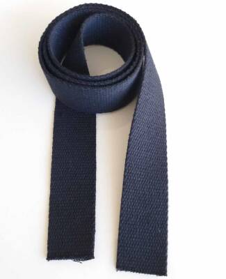Angel Çanta Aksesuar 4 Cm Pamuklu Kolon 1 Metre Lacivert - 1