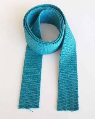 Angel Çanta Aksesuar 4 Cm Pamuklu Kolon 1 Metre Turkuaz - 1