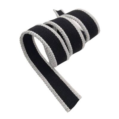 Angel Çanta Aksesuar 4 cm Pamuklu Kolon Siyah Beyaz Renk 1 Metre - 3