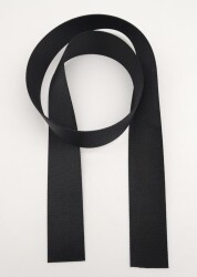 Angel Çanta Aksesuar 4 Cm Siyah Renk Polyester Kolon 1 Metre - Angel Çanta Aksesuar