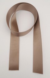 Angel Çanta Aksesuar 4 Cm Vizon Renk Polyester Kolon 1 Metre - Angel Çanta Aksesuar