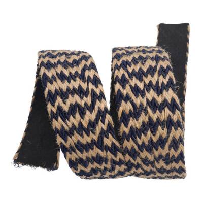 Angel Çanta Aksesuar 5 cm Jüt Örme Kolon Lacivert Renk 1 metre - 2