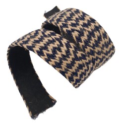 Angel Çanta Aksesuar 5 cm Jüt Örme Kolon Lacivert Renk 1 metre - 3