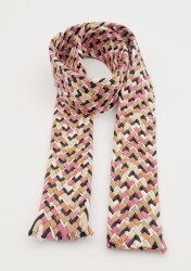 Angel Çanta Aksesuar 5 cm Renkli Hasır Örgü Model Pamuklu Kolon 1 Metre - 2