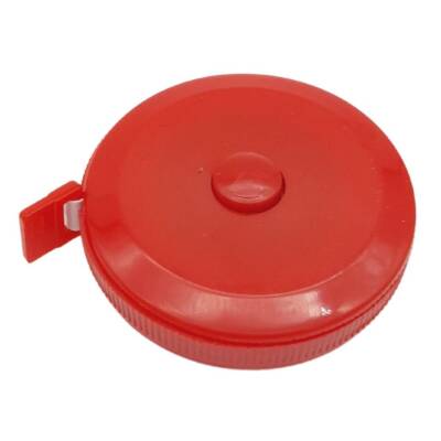 Angel Çanta Aksesuar 150 cm Çek Bırak Metre Mezura Kırmızı Renk - 1