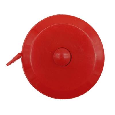 Angel Çanta Aksesuar 150 cm Çek Bırak Metre Mezura Kırmızı Renk - 3