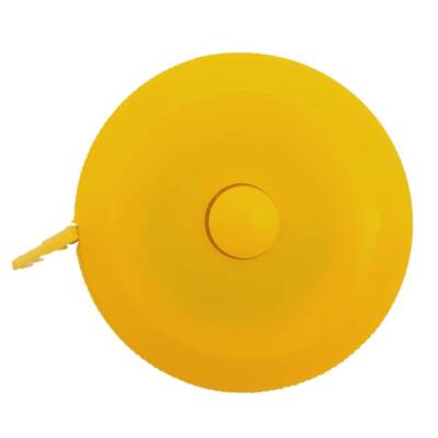 Angel Çanta Aksesuar 150 cm Çek Bırak Metre Mezura Sarı Renk - 3