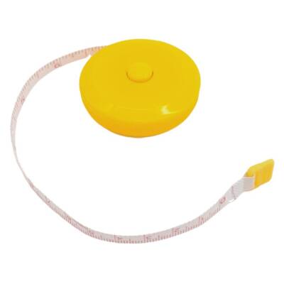 Angel Çanta Aksesuar 150 cm Çek Bırak Metre Mezura Sarı Renk - 2