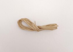 Angel Çanta Aksesuar Bej Mumlu Deri Dikme İpi 1 Metre - Angel Çanta Aksesuar