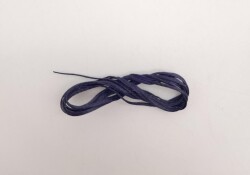 Angel Çanta Aksesuar Lacivert Mumlu Deri Dikme İpi 1 Metre - Angel Çanta Aksesuar
